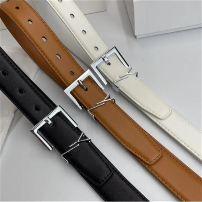 

Luxury Designer Belt for Women Genuine Leather Cowhide Width 3cm Men Designers Belts Bronze Buckle Silver Womens Waistband Cintura, 2-4cm