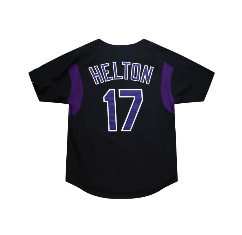 

Stitched Baseball Jerseys 17 Todd Helton Mitchell Ness jersey 2003 Men Women Youth S-4XL retro jersey