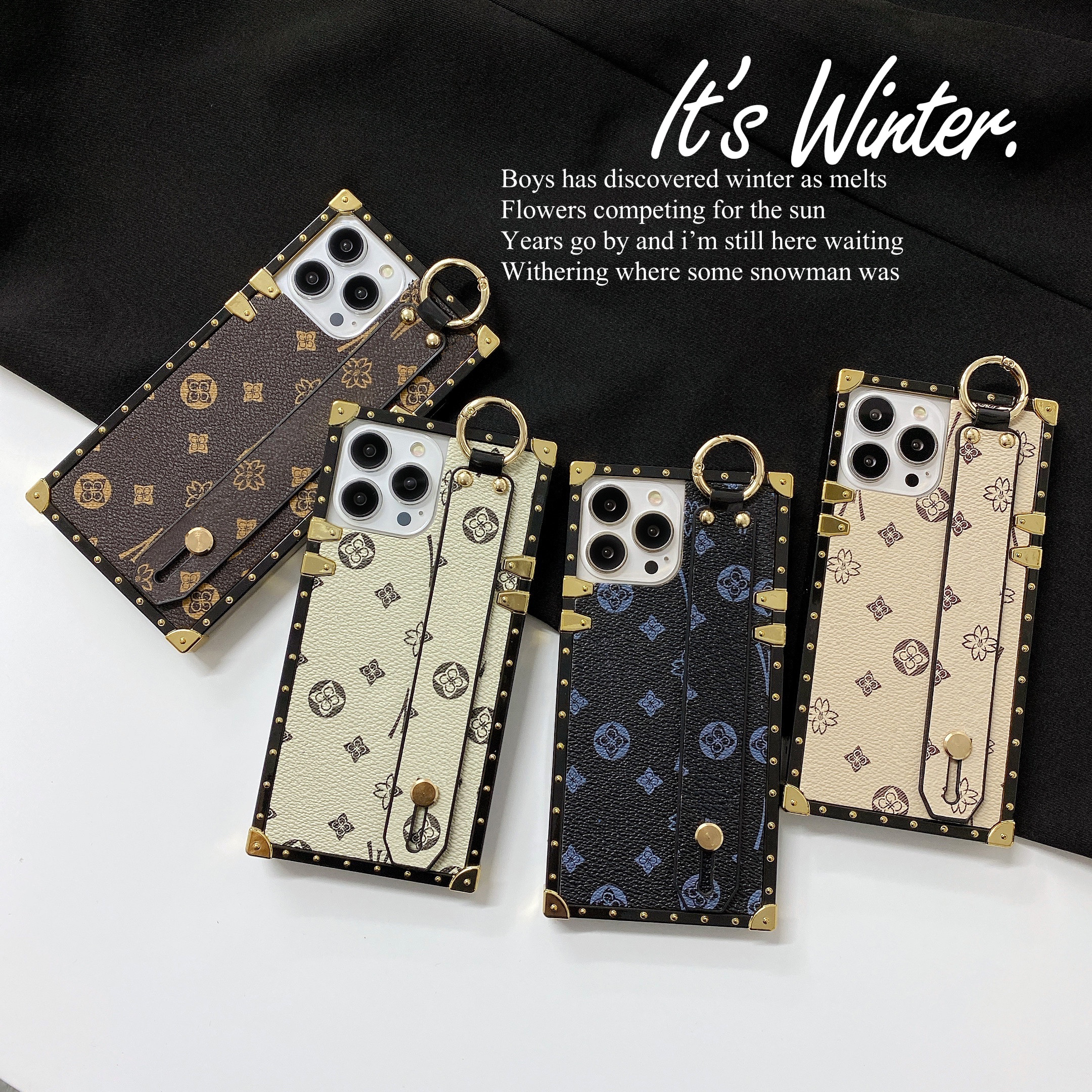 

Beautiful Leather Strap Phone Cases iPhone 14 13 12 11 Pro Max X Xs Xr 7 8 Plus 14Pro 13pro 12pro Luxury Designer Purse with Logo Packing Drop Shippings Mix Orders support, #3