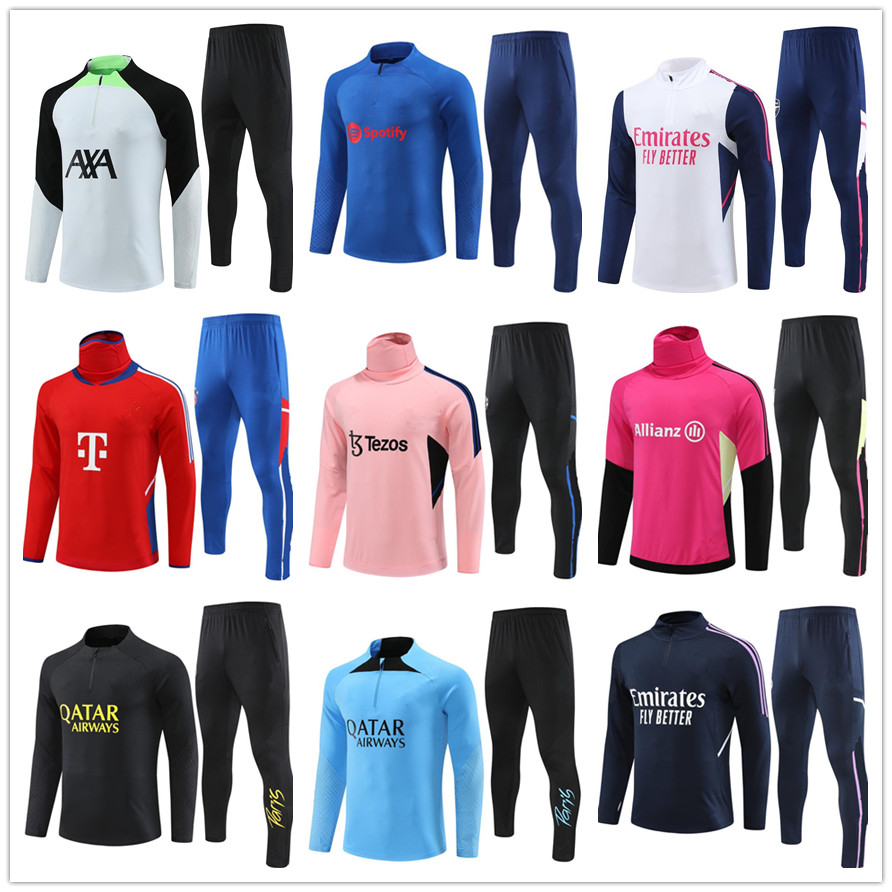 

football tracksuit Madrids psgs 20 22 ManchesterS Mens And kids soccer training Sportswear jogging Long sleeve jersey pants