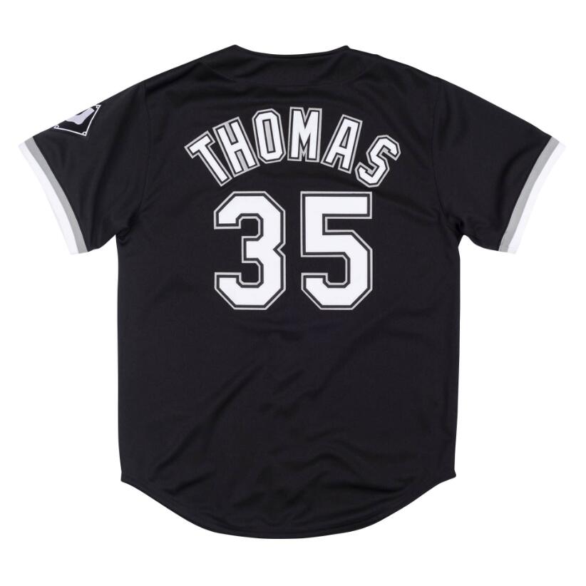 

Stitched Baseball Jerseys 35 Frank Thomas Mitchell Ness jersey 1993 black Men Women Youth S-4XL retro jersey