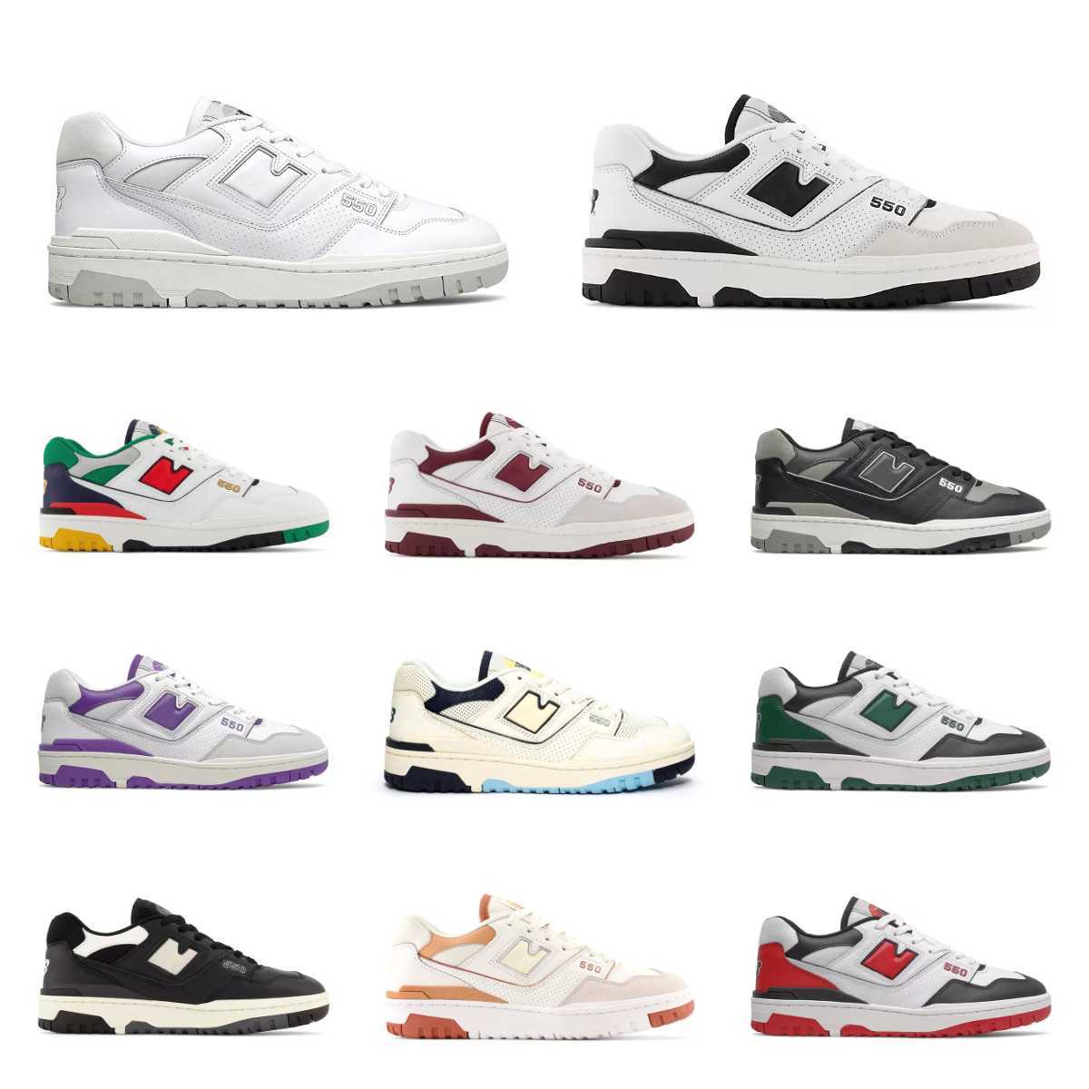 

New 550 Running Shoes Casual Men Women Sneakers White Green Black Grey UNC Bb 550s Amongst AURALEE Varsity Gold Shadow Mens Nb Womens Sports Outdoor Niksneakers, Ask the seller about some sizes
