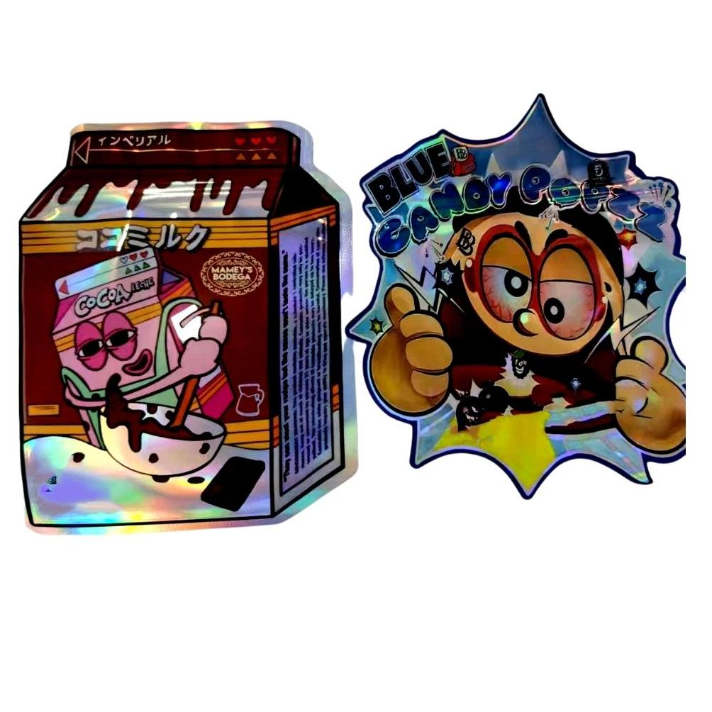 

Packing Bags 50Design Blue Zlurpee Hologram Mylar 3.5 Foil Resealable Uniquely Shaped Pouches With Zipper Runtz Smellproof Plastic C Otmzj