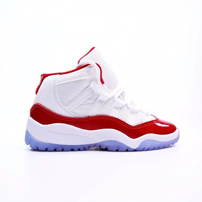 

Kids Shoes Cherry 11s 11 Boys Girls Basketball Shoe Children High Sneakers Big Kid Youth Sports Grey Trainers Boys Girls Grade School, Gift