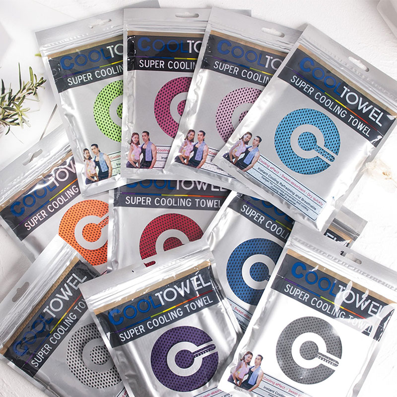 

Cold ice towel sports towel outdoor exercise sweat absorption cooling cold towel, Multiple colors