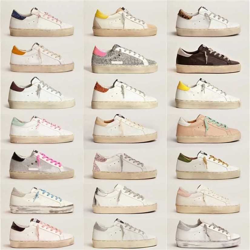 

New Hi Star Sneakers platform sole Shoes Women Casual Shoe Italy brand Double height and iconic Designer flat shoes Golden Classic White Do-old Dirty style VR2E, 19