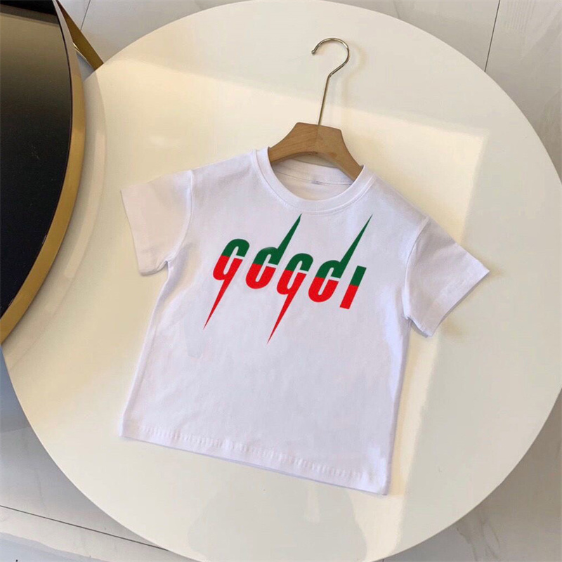 

Designer Kids Clothes Fashion Letter Printing Clothing Baby Girls Cute Tops Childrens Tshirt 8 Colors Childrens Clothing High Quality, Red
