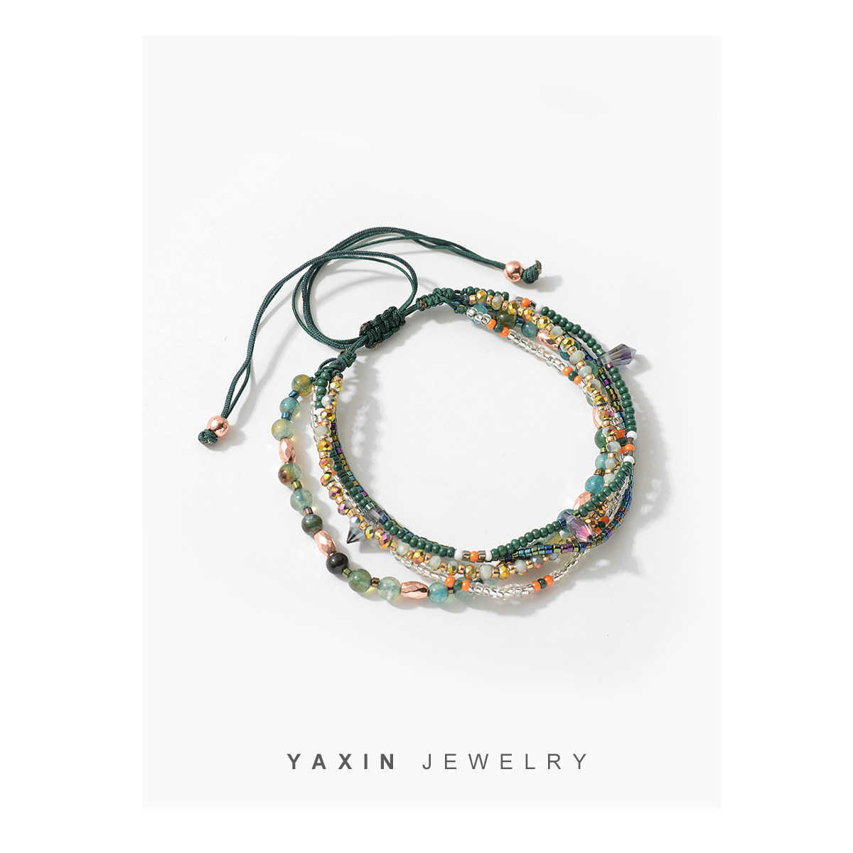 

s Handmade ethnic minority design high sense student Gift women's Bracelet link A