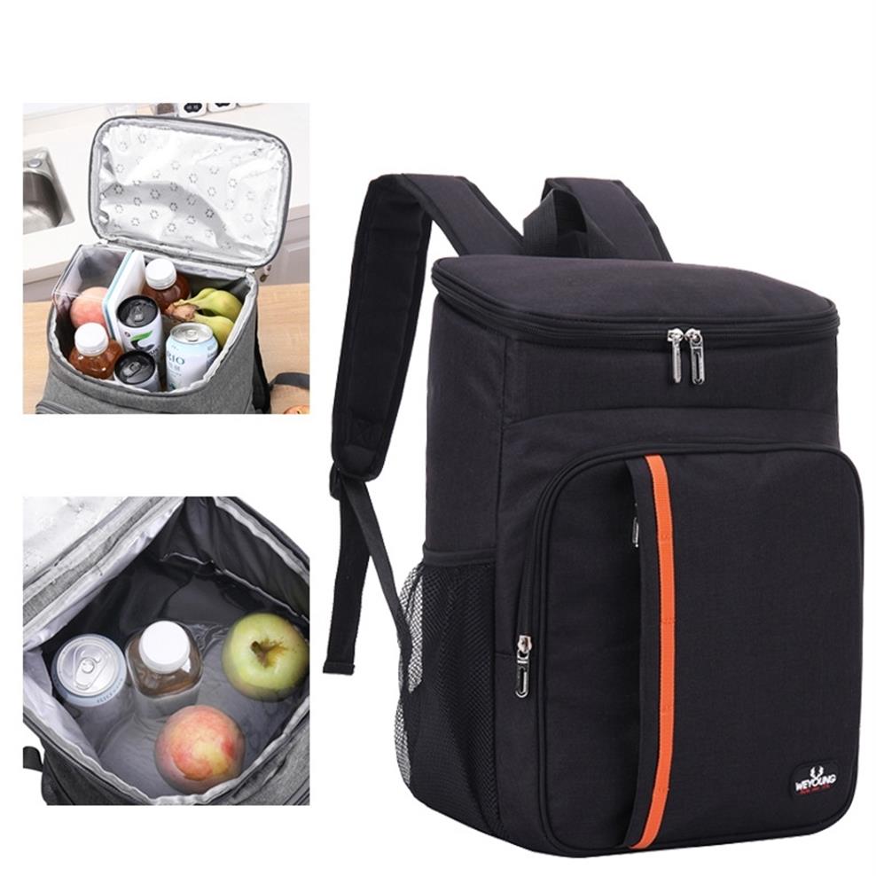 

18L Cooler Backpack Large Capacity Warm Insulated Camping Box Lunch Food Beverage Storage W220311281R, Grey classic