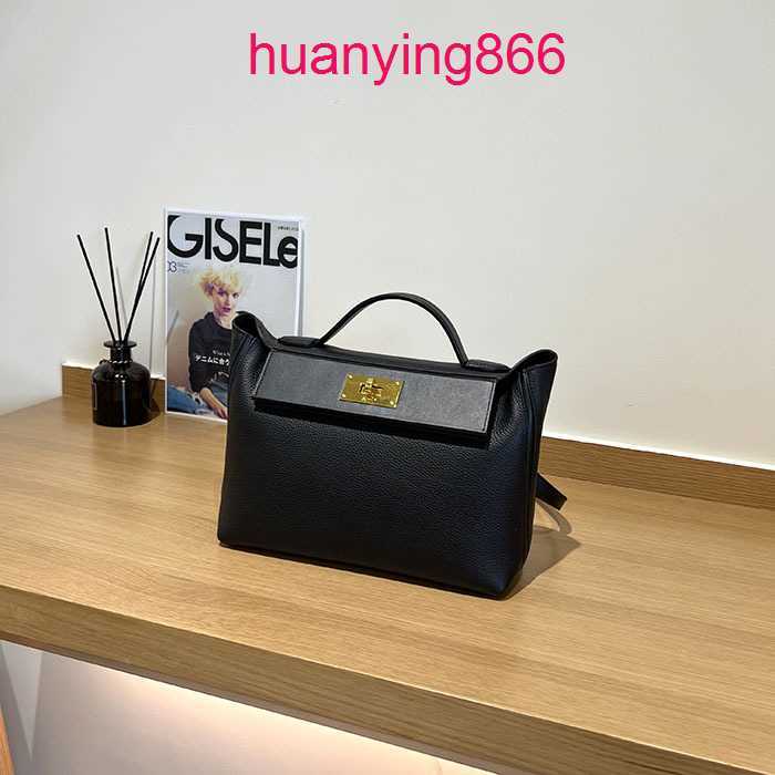 

Bags Designer for Herms's Woman Togo Leather 2424 Kelys's Fashion Top Layer Cow Messenger Lock Buckle Women's Handbag Underarm S7AW, Gray 21cm elephant grey