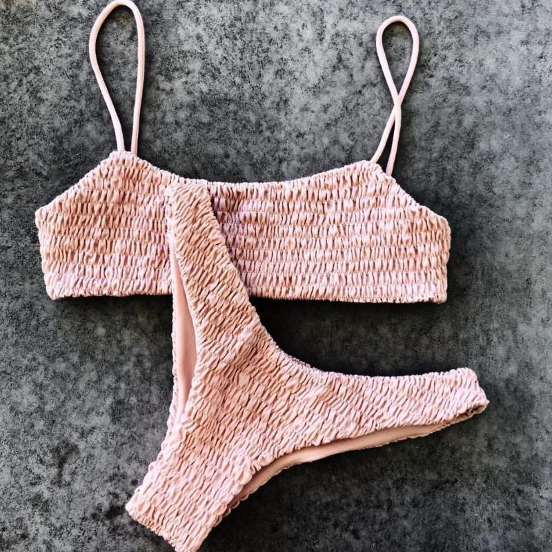 

Women' Swimwear Bikinis 2023 Women Push-up Padded Bra Bandage Bikini Set Sexy Swimsuit E Bathing, Orange