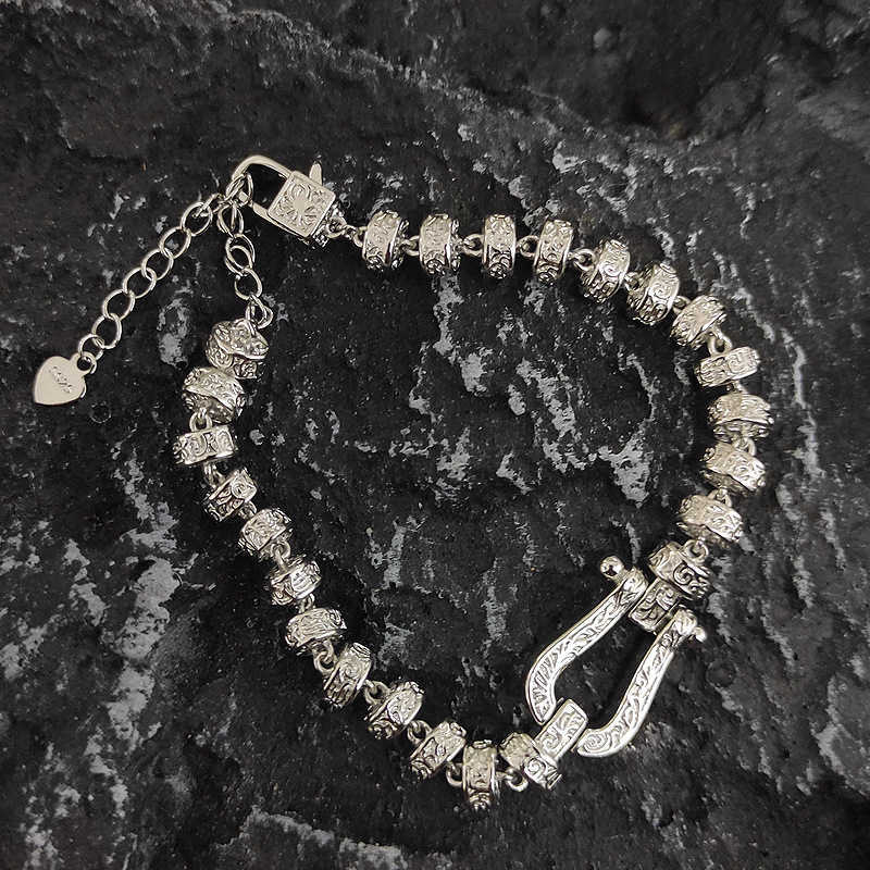 

Bracelets New Tangcao horseshoe mechanical style bracelet women's light luxury temperament design personalized high-end versatile fashion hand