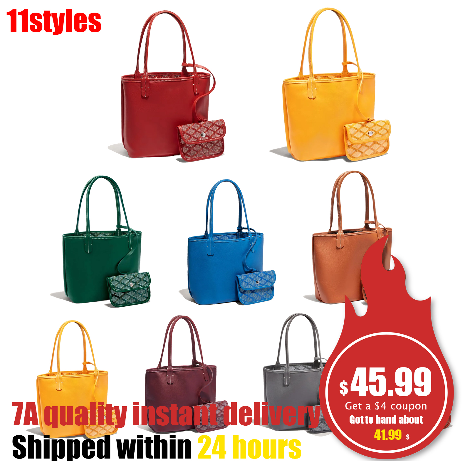 

Goya SAC ANJOU MINI BAG Tote bag double sided handbags shopping womens mens weekend Shoulder Clutch cowhide pochette purses Beach CrossBody travel wallets Hobo Bags, Yellow