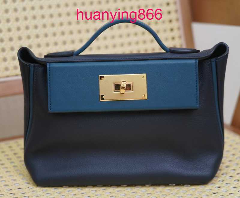 

Original Edition 8a for Designer Herms's Bags Woman 2023 New h Family 2424 mini Kaili Handmade Waxed Cow Leather Dumplings Portable Women 2 RA4D, Golden brown