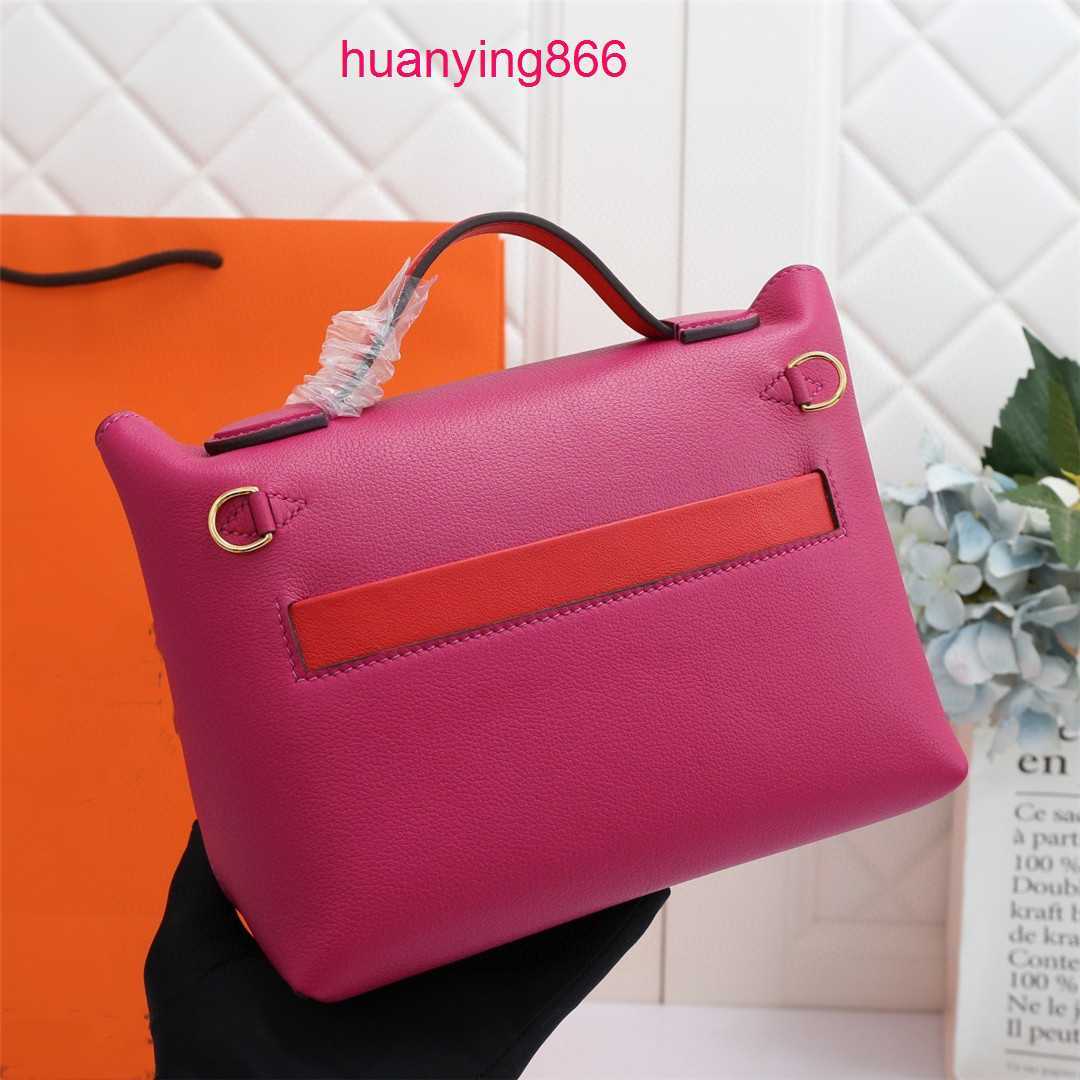 

Original Edition 8a Herms's Bags for Designer Woman Cordio 2424 mini Tote Headpack Eve Cowhide Women's Square Hand Sewn with Wax Thread Messenger 2 EQCI, China red mini