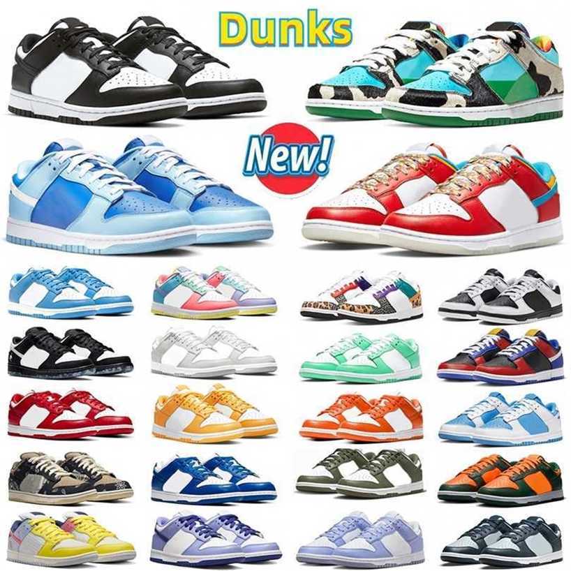 

2023 Low SB Men Shoes dunks low Retro Designer dunke Women Sneakers Argon White Black Panda triple pink University Red Chunky dunky Mens Womens Trainers Casual E4WI, #22 green glow