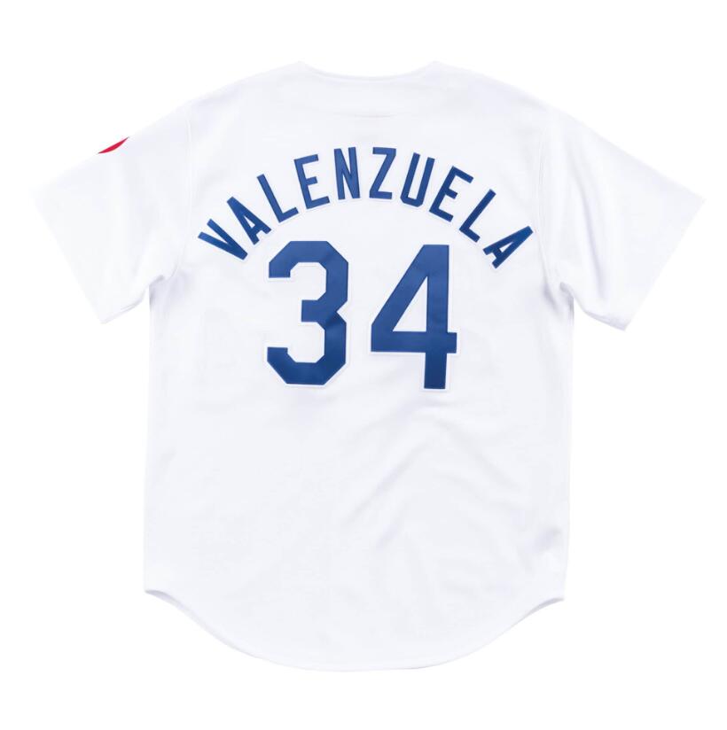 

Stitched Baseball Jerseys 34 Fernando Valenzuela Mitchell Ness jersey 1981 Men Women Youth S-4XL retro jersey