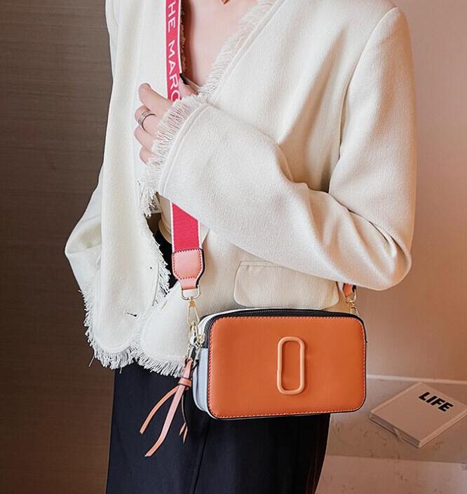 

Designer Fashion bag Handbag Famous totes Marc Snapshot Camera Small Crossbody purse Women Shoulder Bags Messenger cross body H03011, Blue