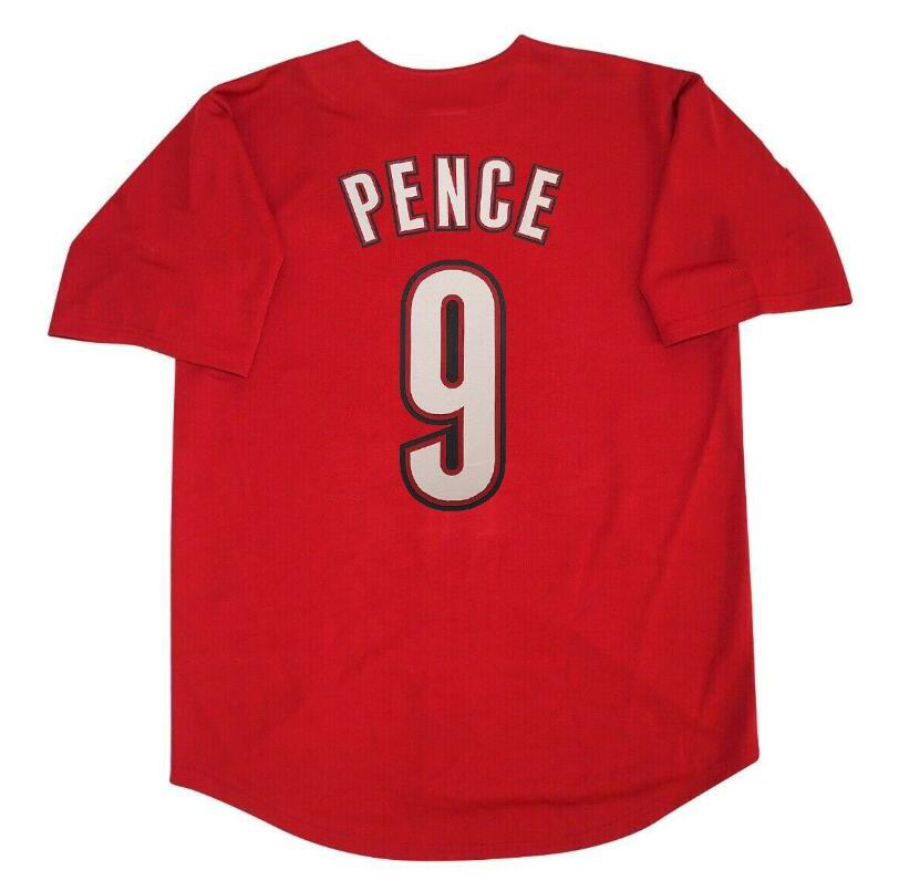 

Stitched Baseball Jerseys 9 Hunter Pence Mitchell Ness jersey 2010 45th Men Women Youth S-4XL retro jersey