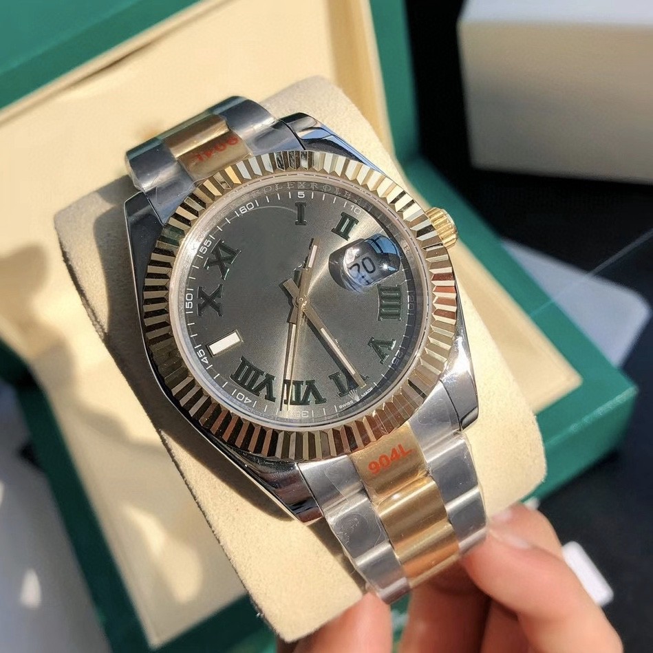 

Luxury AAA women's men's automatic watch size 41mm36mm31mm top mechanical movement sapphire mirror diary series, Original box + watch 5