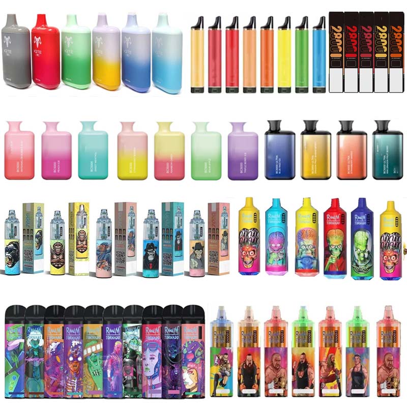 

Original Disposable Vape Pen E Cigarette EF Randm Bar Bang IGET PUFF 2800 4000 5000 7000 9000 10000Puffs Lost Mary Rechargeable Vapes Kit Variety of flavors