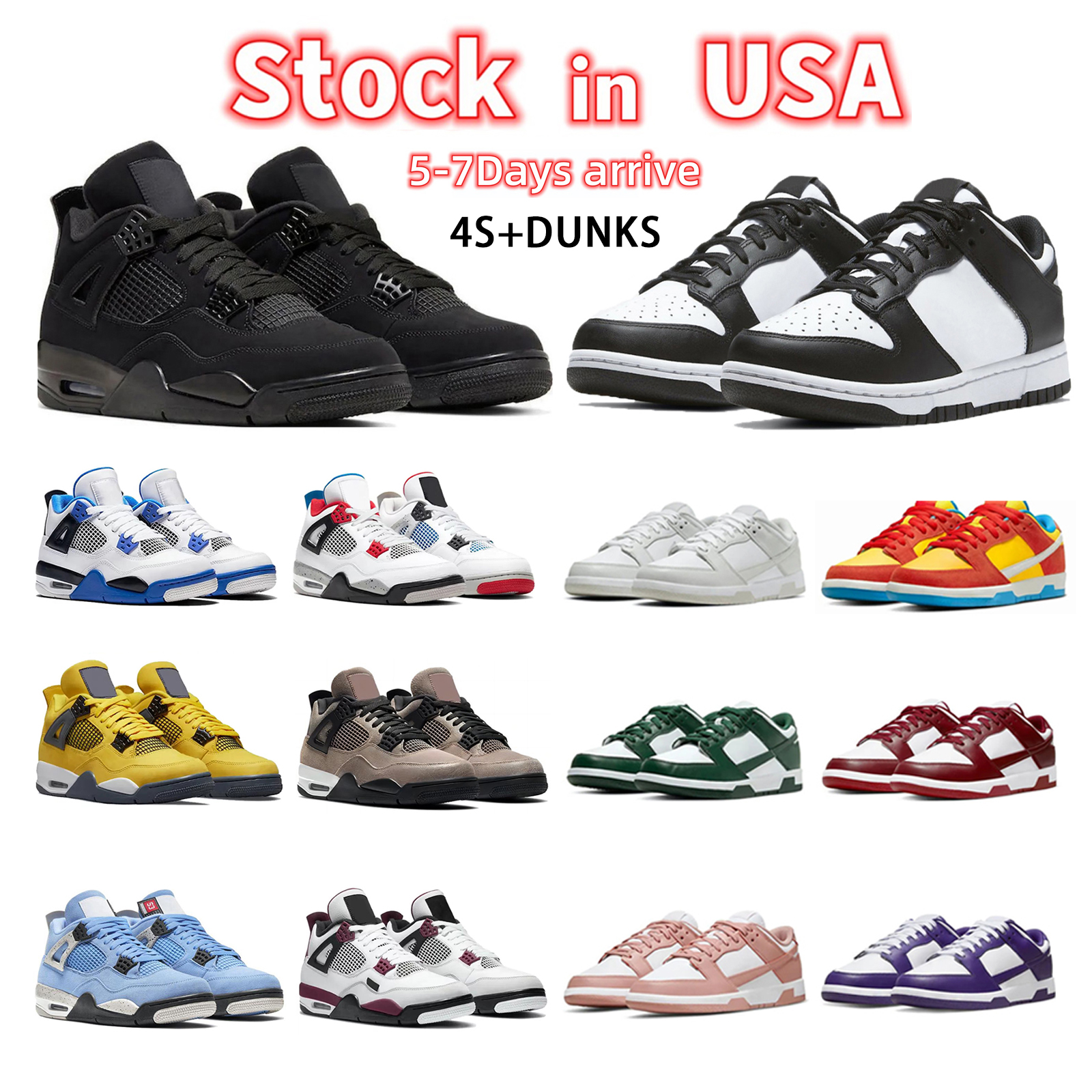 

4 Sports basketball shoes panda black cat 12s running shoes men shoes football boots Twist Mens Trainers Sport shoes Sneaker with Box 36-46 in USA, 21