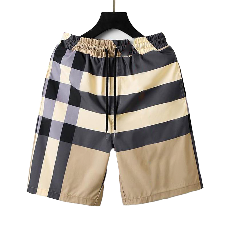 

Plaid Swim Mens Shorts Designer Summer Women short Sports Gym Quick Drying Man Beach Pants Asian Size 3XL 4XL Burberys D1JB# MC0P