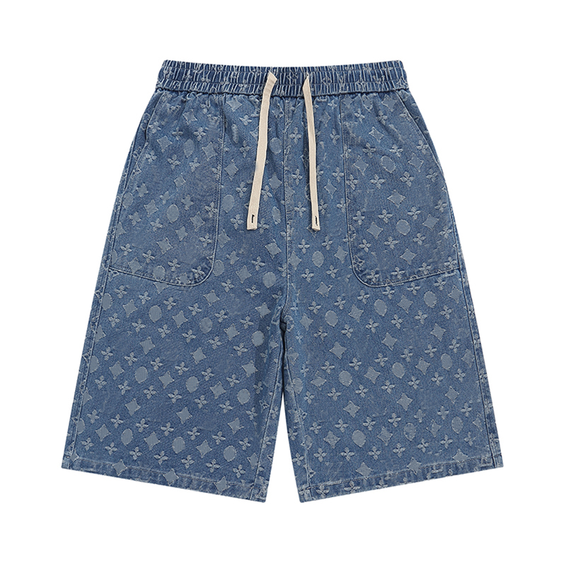 

Summer Denim shorts Fashion Mens Designers shorts Quick Drying SwimWear Printing Board Beach Pants Men Swim Short Asian size M-3XL, 02