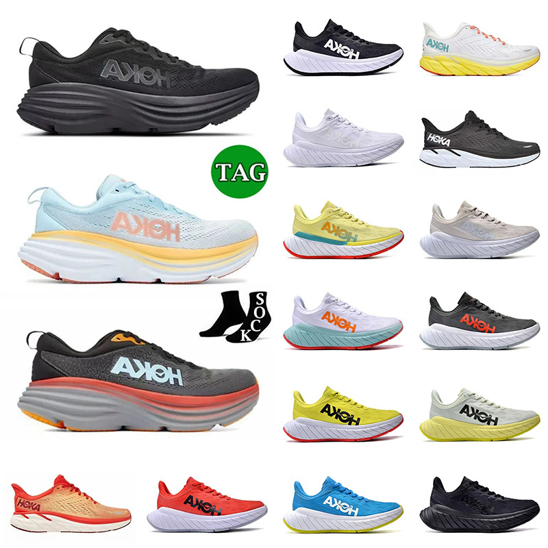 

New Sports Hoka One One Runinng Shoes Bondi 8 Hokas 8s Clifton Carbon x2 Sneakers Men Women Accepted online store Athletic Og Trainers Platform Shoe Walking, D16 clifton 8 blue fog 36-40