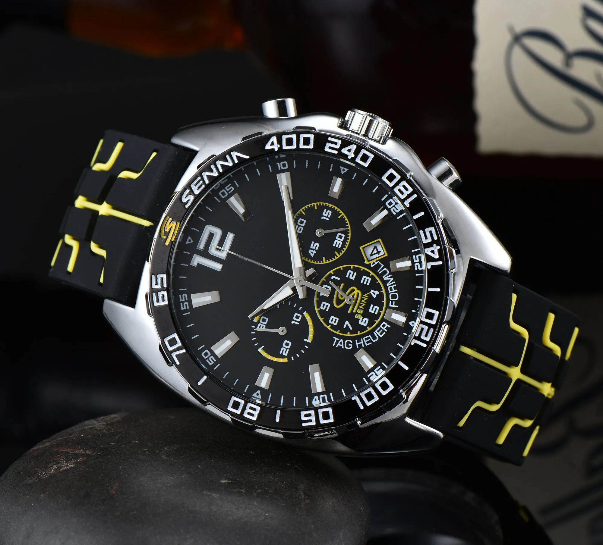 

Handkerchiefs Famous watch Men Watches Band tag heuerity Automatic Menchanical Movement Stainless Steel Sapphire Glass, Split