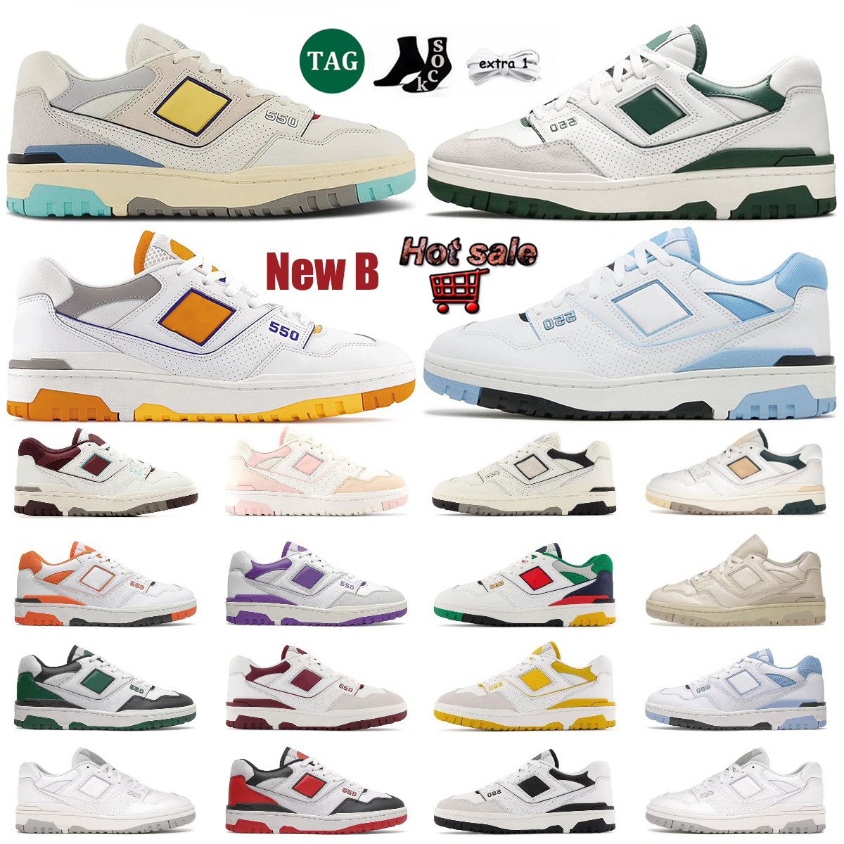 

Designer New 550 Shoes Casual running Shoes Men Women Sneakers Res White Green Black Grey UNC bb 550s Amongst AURALEE Varsity Gold Shadow Mens nb Womens Sports Outdoor, (33) 36-40