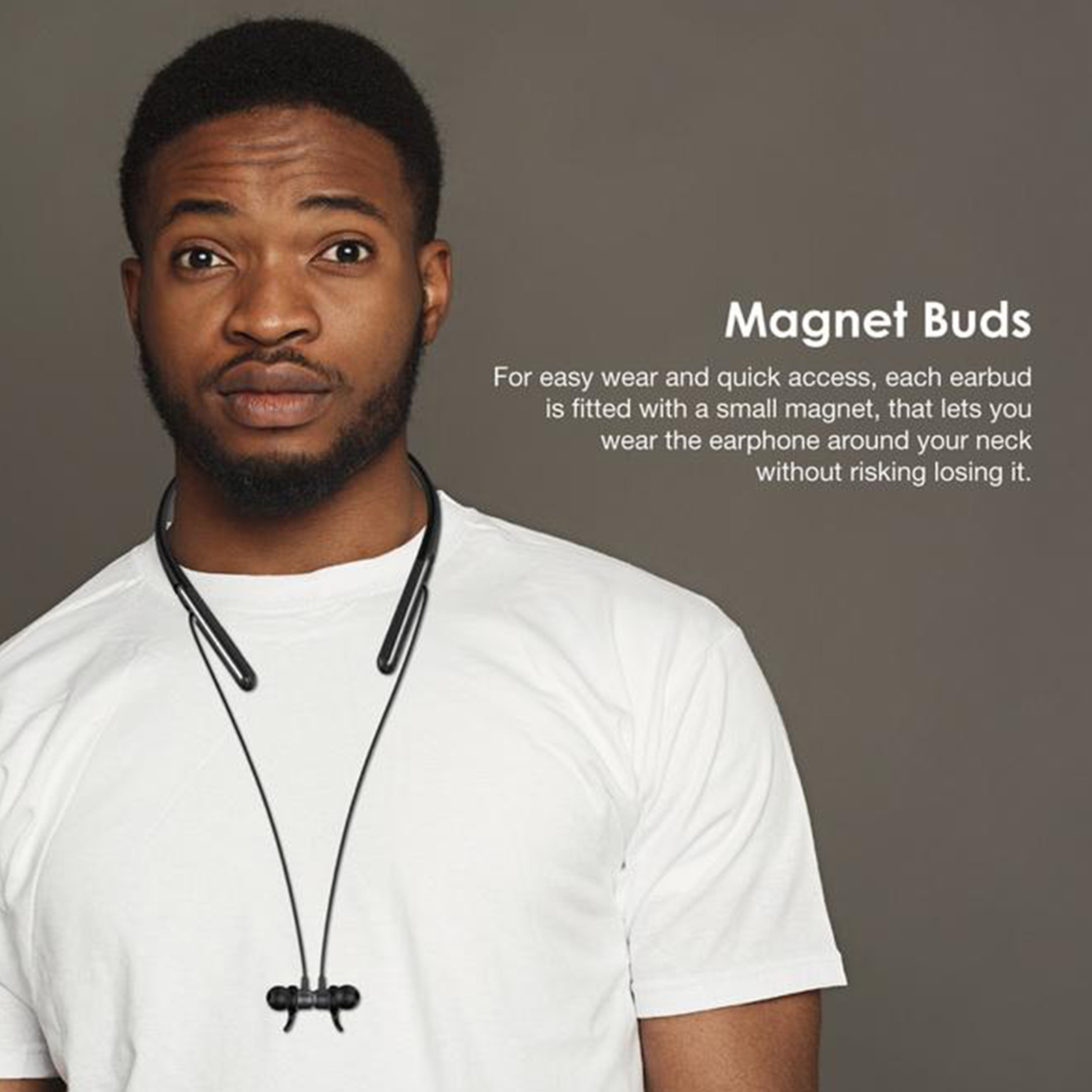 Original Oraimo OEB-E75D Necklace 3 Lite Neckband Wireless Headphones Waterproof In-ear Sports Gaming Headset Magnetic Earbuds-image-849058744