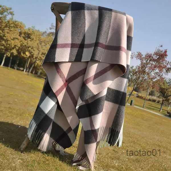

Designer Cashmere Scarf Winter Women and Men Long Quality Headband Fashion Classic Printed Check Big Plaid Shawlsetnt