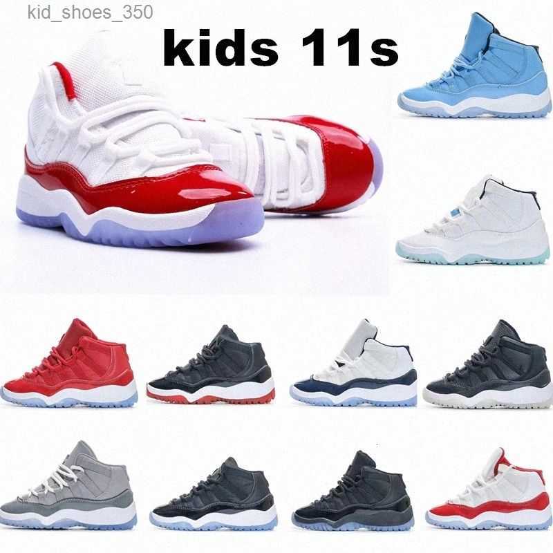 

11s Retro Kids shoes 11 boys basketball Jumpman 11s shoe Children black sneaker Chicago designer military grey trainers baby kid youth, Gift