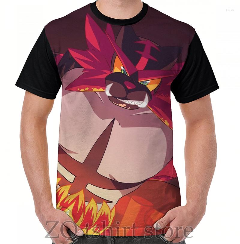 

Men' T Shirts Incineroar Graphic T-Shirt Men Tops Tee Women Shirt Funny Print O-neck Short Sleeve Tshirts