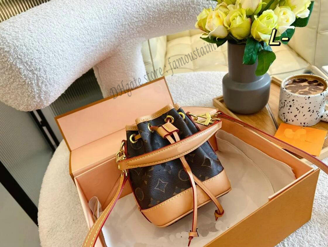 

NANO NOE M81266 Shoulder Crossbody bags Handbags luxury Designer Neonoe 22SS mini Bucket Hande Bag women Girls purse wallet Drawstring Monograms, 01