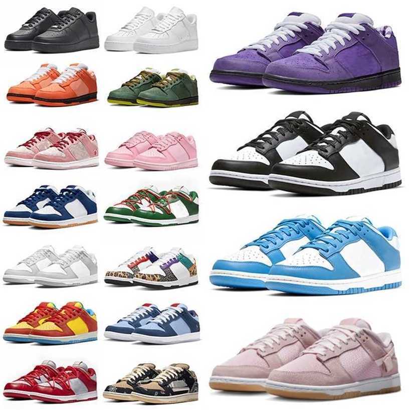 

2023 designer shoes for men women Plate-forme sneakers low Panda White Black Grey Fog UNC Green Purple Lobster Why So Sad StrangeLove AE86 sb dunks lows casual YVRZ, 36-47 photon