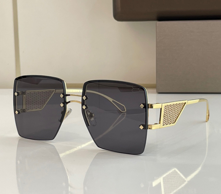 

Fashion designer 6178 women sunglasses unique legs design frameless square shape glasses outdoor elegant versatile style Anti-Ultraviolet protection with box