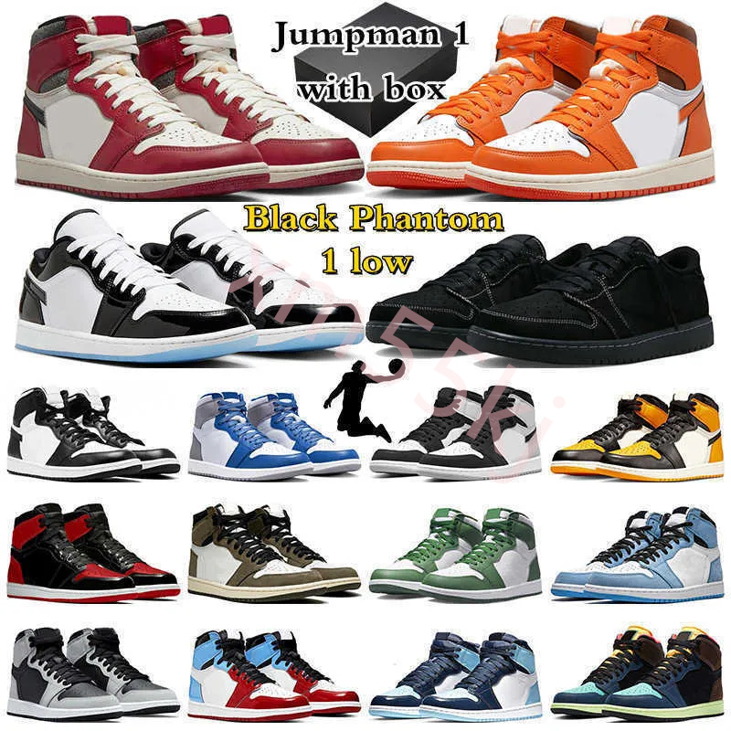 

jordans1 luxurys designer shoes basketball shoes air jordens jumpman 1 1s sneakers for men Outdoor Shoes Platform Shoes retro shoe panda trainers dunks men, Color # 46