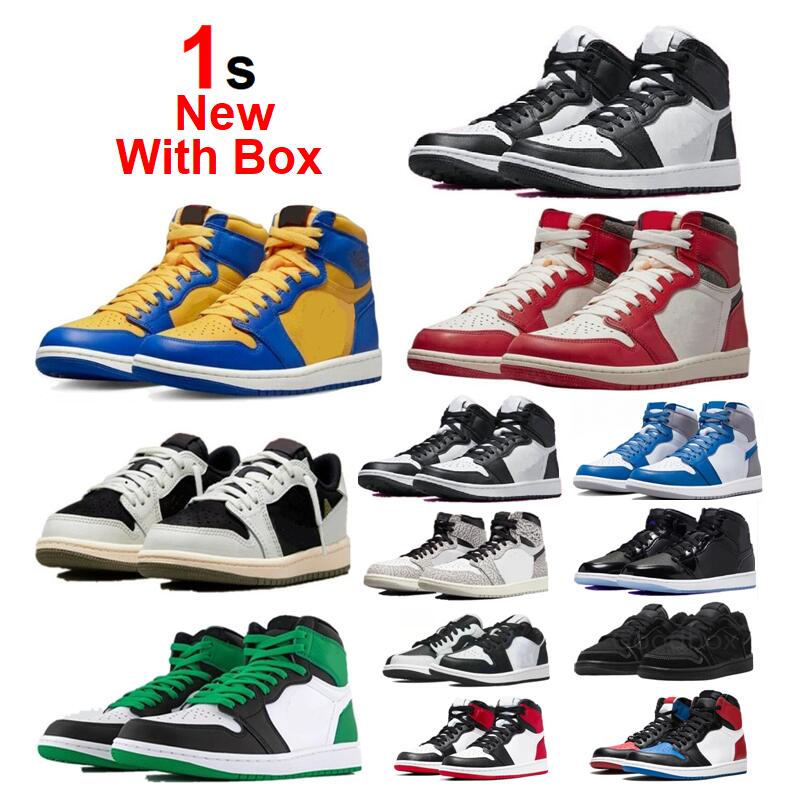 

Laney 1s LUCKY GREEN Basketball Shoes Low Olive 1 True Blue Panda Chicage Concord Black Phantom Reverse Black Toe With Box Men Shoe Women 2023 University Blue, Color-25