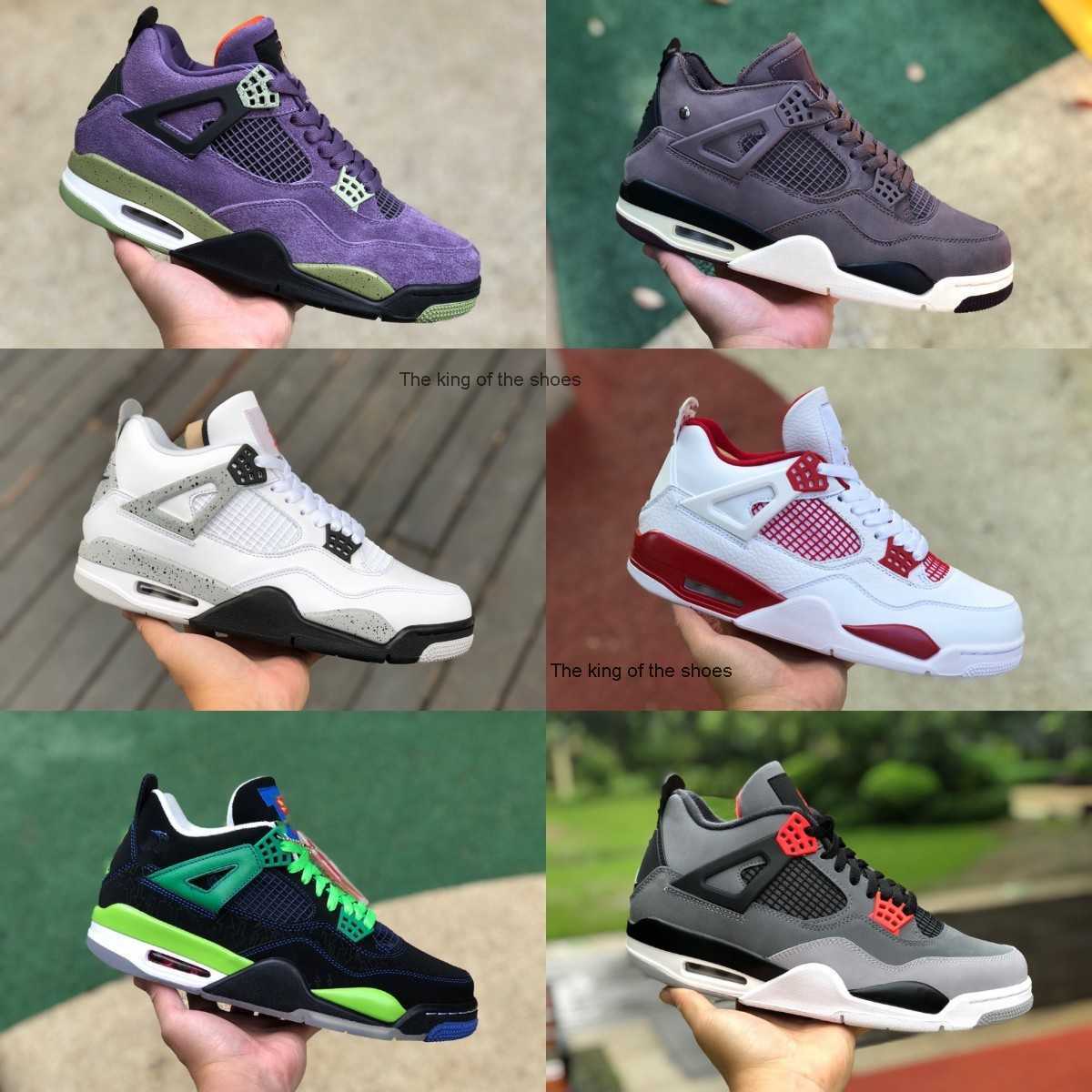 

J4s OG2023 OG 2023 Basketball Shoes Men Women Basketball Shoes Jumpman 4 Infrared 4s Shimmer NEUTRAL GREYBLANG Black Cat Union Taupe Haze Desert, 23