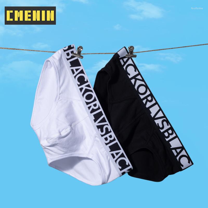

Underpants CMENIN Cotton Gay Sexy Men's Panties Briefs Men Quick Dry Innerwear Jockstrap Underwear Man Brief, Or6203-white