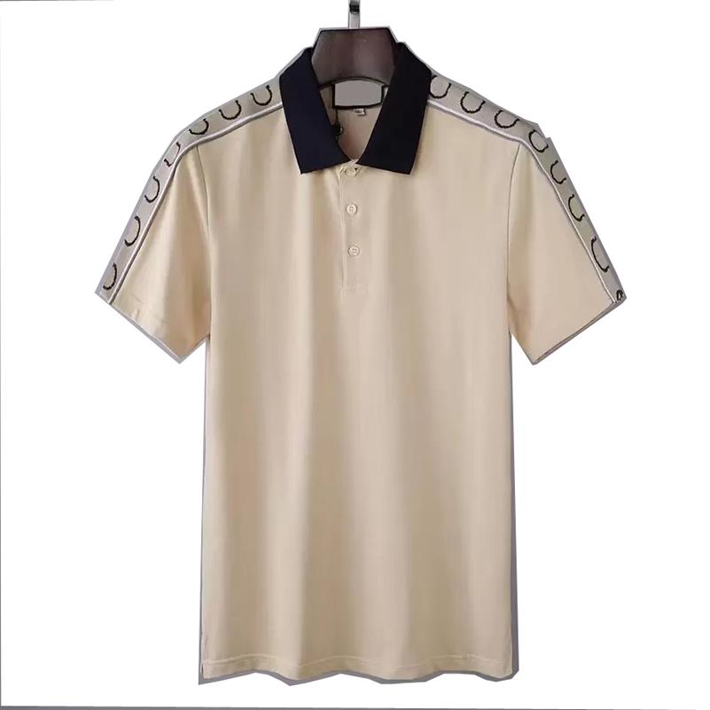 

23 Mens Stylist Polo Shirts Luxury Italy Men Designer Clothes Short Sleeve Fashion Casual Man Summer T Shirt Many colors are available Size, 13