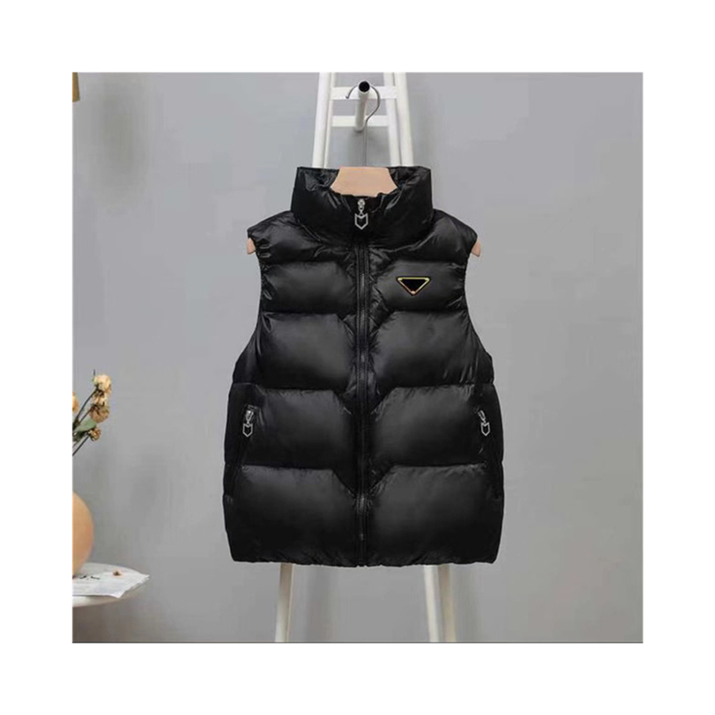 

Designer Womens Vests Puffy Jacket Hooded Outerwear coat Fashion classic letter Sleeveless Woman Jackets Coat Matte Slim Outwears Coats size -L