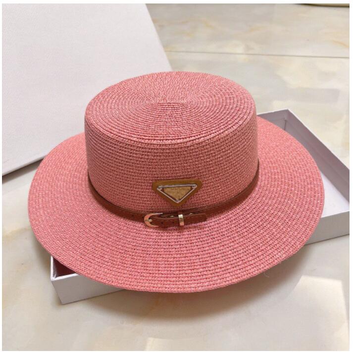 

Designer Straw Hat luxury gentleman Cap top quality men's and women's sun Hat