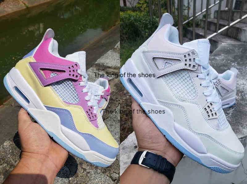 

2023OG J4s OG2023 OG (With Box)2021 4 Changes Colors Basketball Shoes Men Women UV Color-Changing 4s Sneaker, Multi