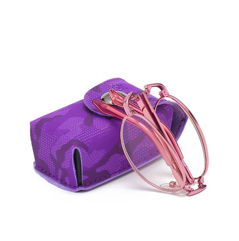 

Sunglasses Women Men High Quality Alloy Frame Anti Blu Fatigue Foldable Portable Reading Glasses 0.75 To 4Sunglasses