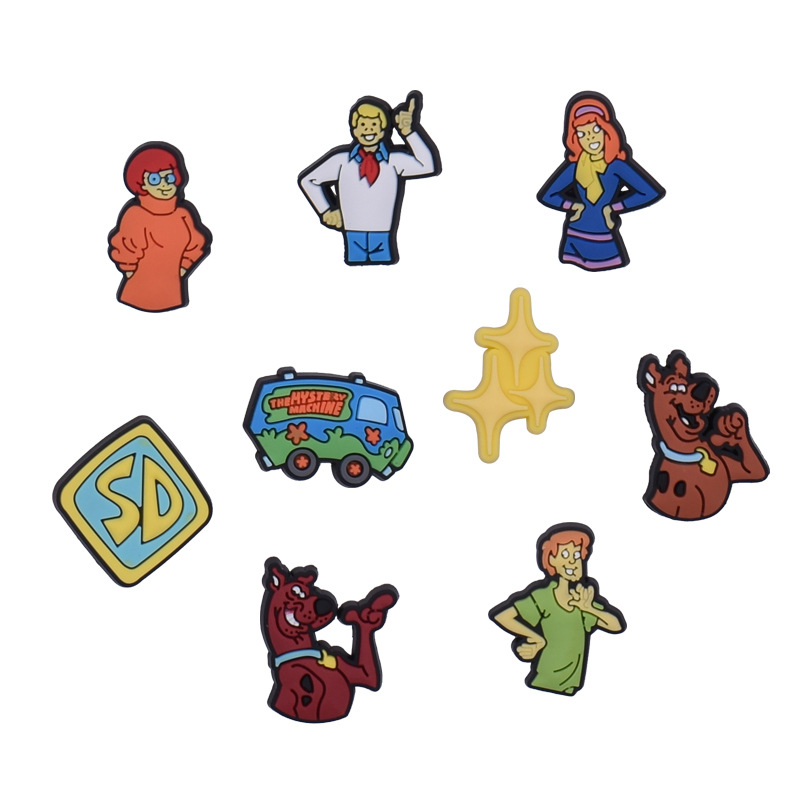 

Anime charms wholesale childhood memories tv film movie characters funny gift cartoon charms shoe accessories pvc decoration buckle soft rubber clog charms, Equally mixed colors