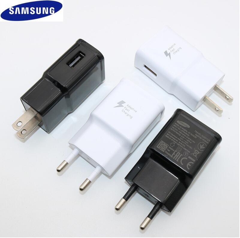 

100pcs/lot Samsung S10 S9 S8 Plus Fast Charger Power Adapter 9V 1.67A Quick Charge charger For Galaxy A70 A50 A30 S A31 A51 Note 7 8 9