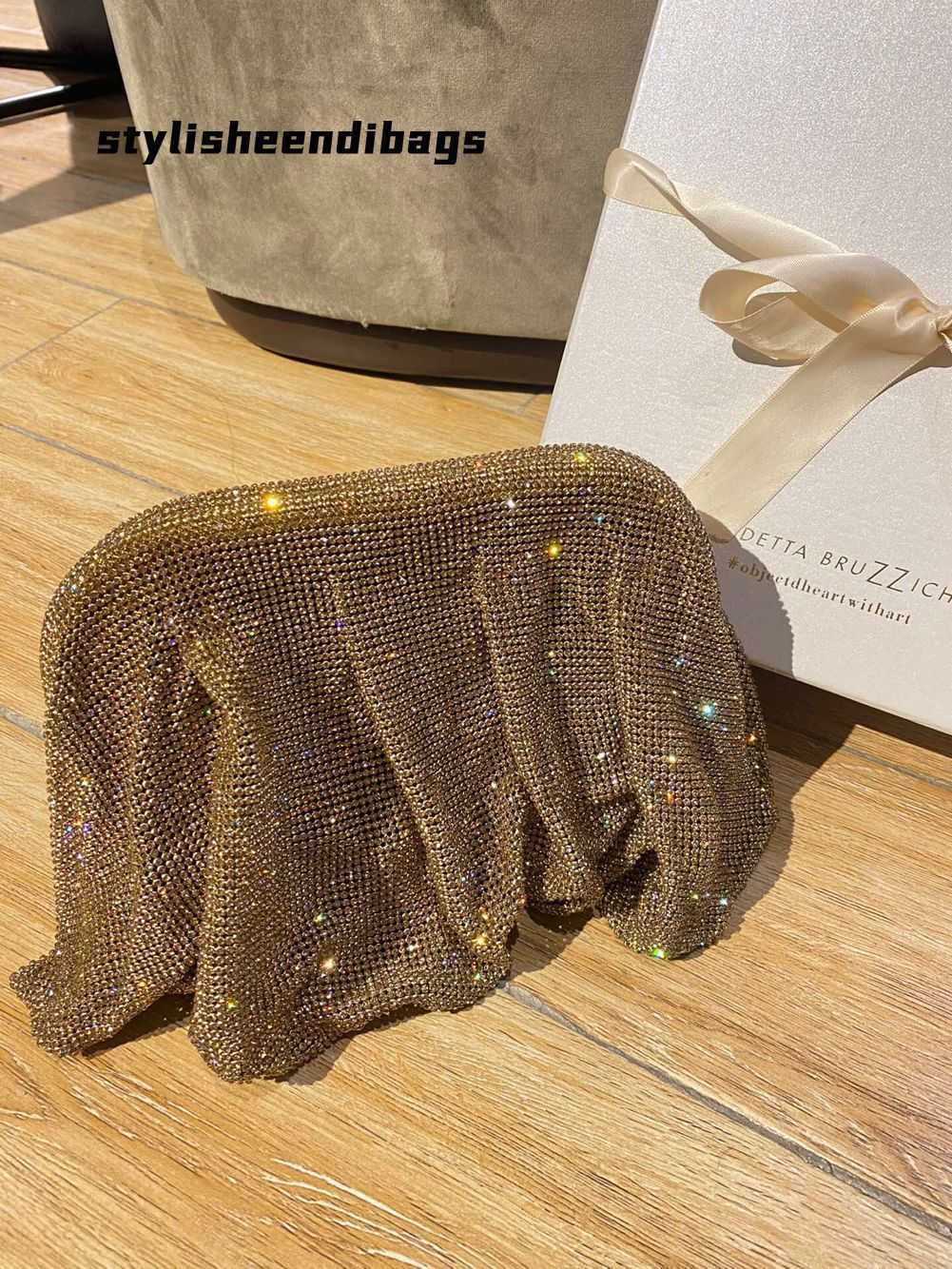 

Totes Bags for Women New in Purse Evening Bags Gold Silver Rhinestone Bag Clutches Luxury Designer Handbag Bolsos Clutch Pink Diamond 0312/23, Silver small